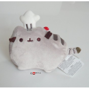 Pusheen the Grey Cat mit Kochmütze Katze Schlüsselanhänger Rucksackanhänger 10,5x13x5cm - 4048885