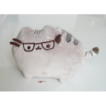 Pusheen the Grey Cat mit Brille - Katze Saugnapf 10x16x6,5cm - 4048899